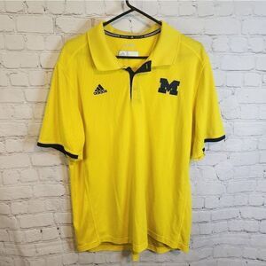 Men's Adidas "University of Michigan" polo, size XL